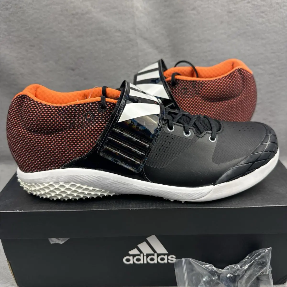 Adidas Adizero Javelin Spike Shoes Men’s 10.5 Track Field Black CG3836