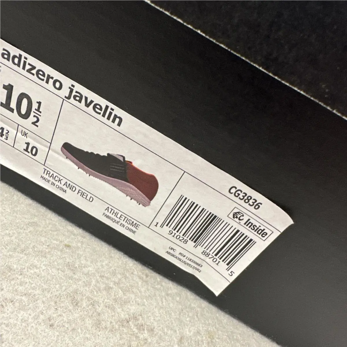 Adidas shoes - adidas Adizero - Adizero - CG3836 - Black 6