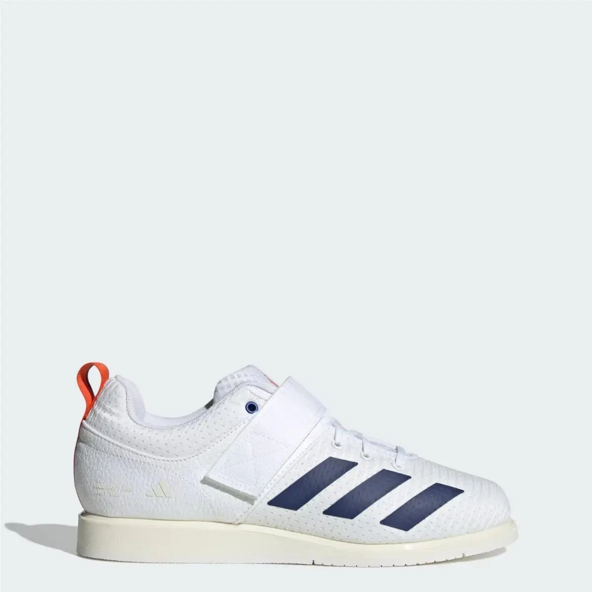 Adidas Powerlift 5 Weightlifting Shoes Cloud White / Dark Blue / Royal Blue Size 10 Men
