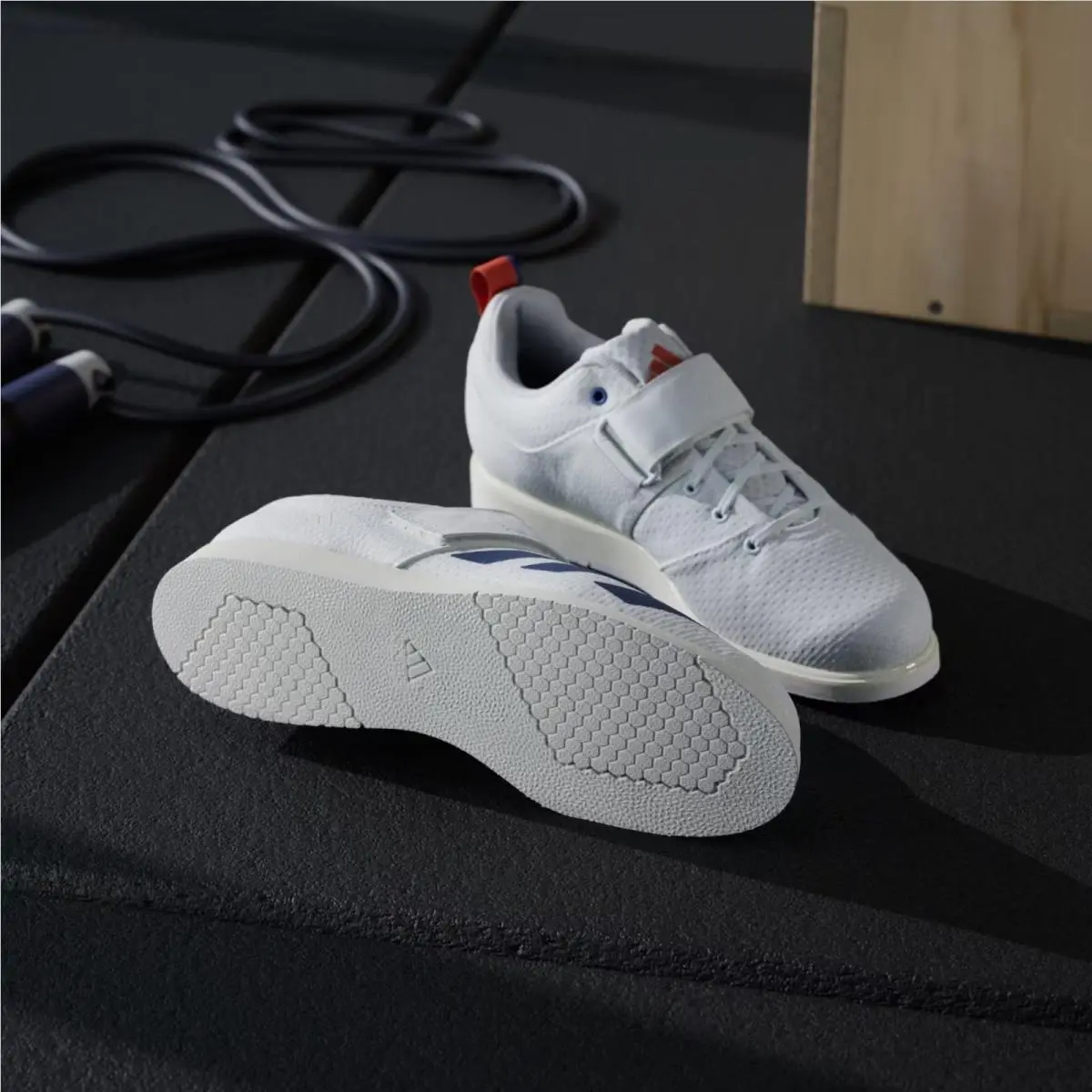 Adidas shoes - Cloud White / Dark Blue / Royal Blue 1