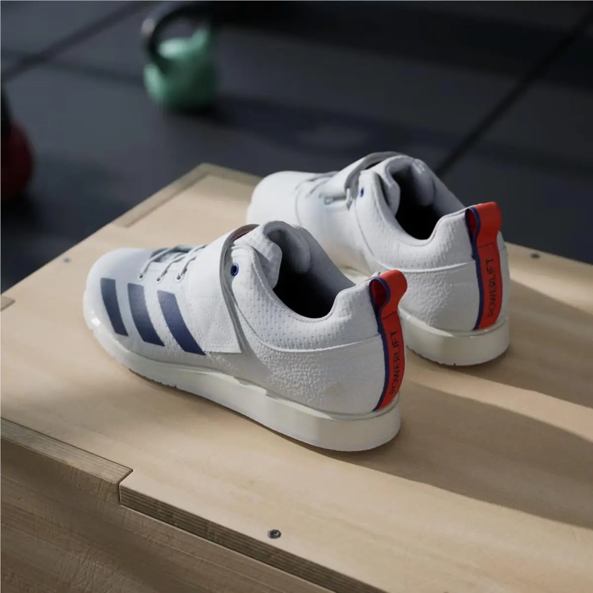 Adidas shoes - Cloud White / Dark Blue / Royal Blue 3