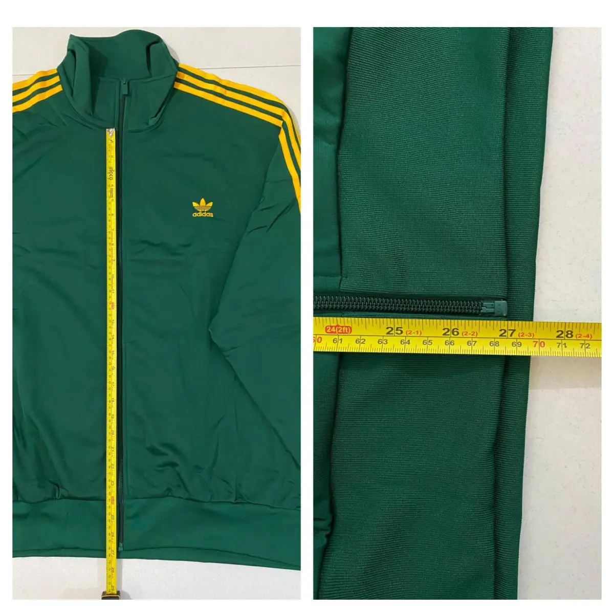 Adidas clothing - adidas Firebird - Firebird - JZ4097 - Collegiate Green Crew Yellow 5