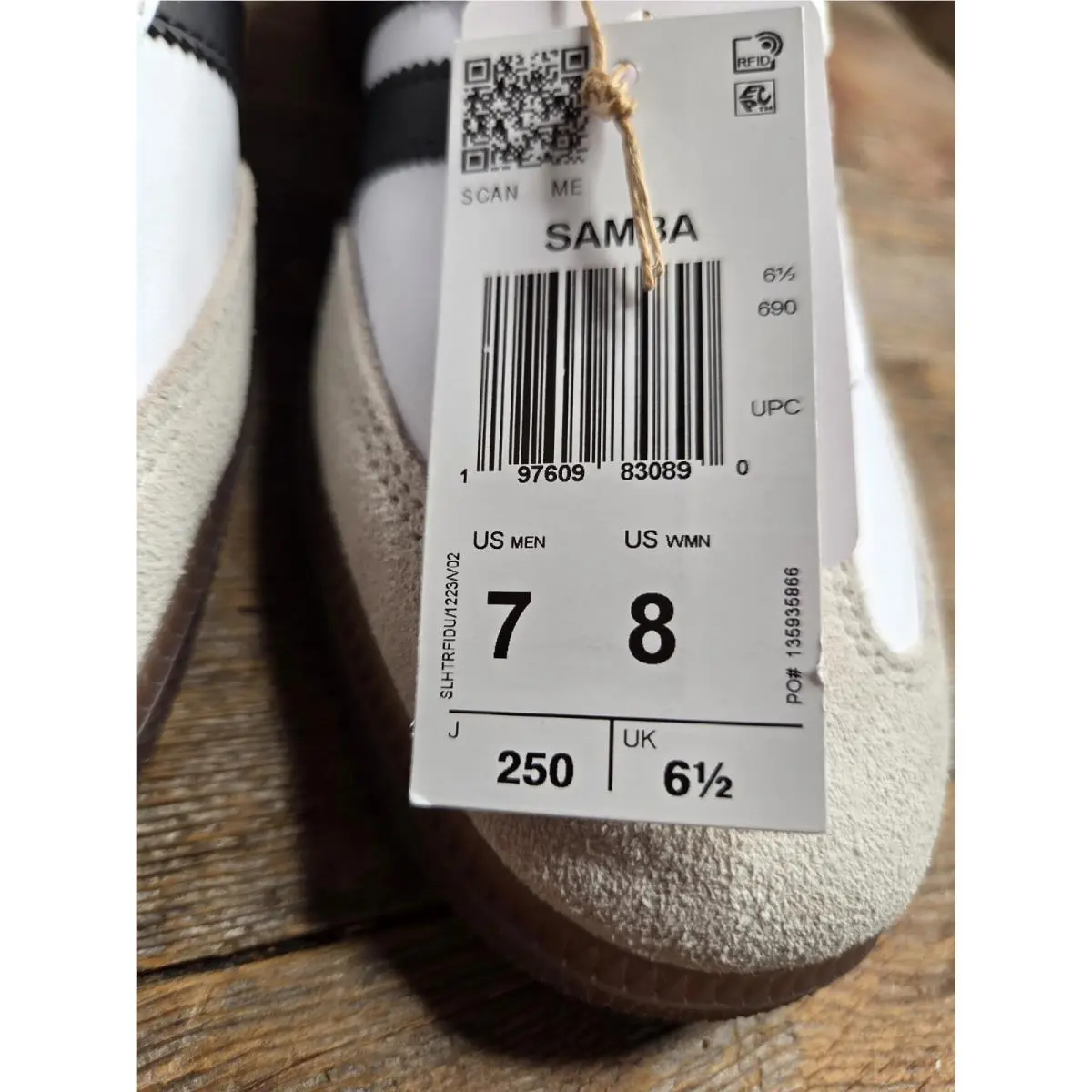 Adidas shoes - adidas Samba - Samba - White (UPC: 197609830968) 5