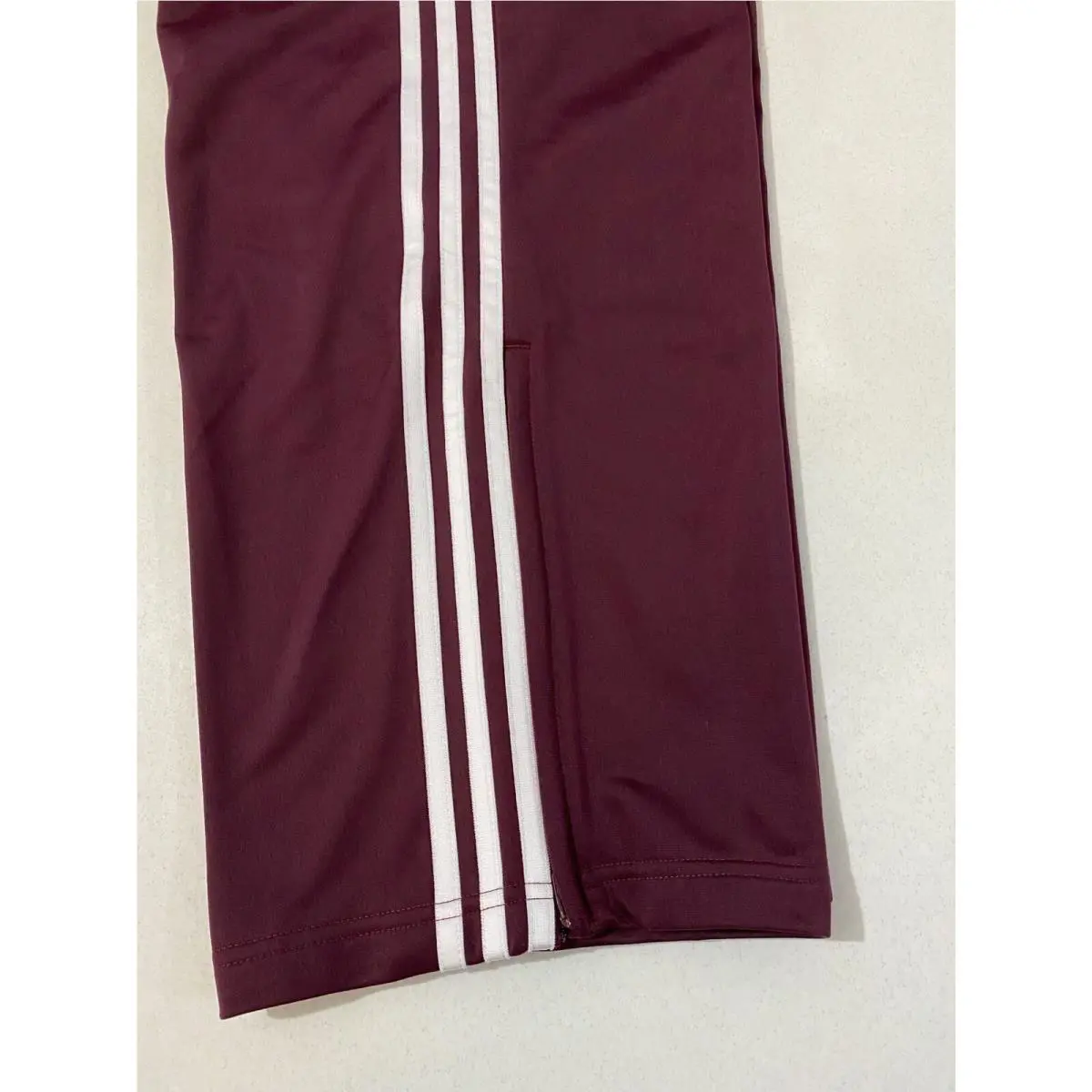 Adidas clothing - Maroon White 3