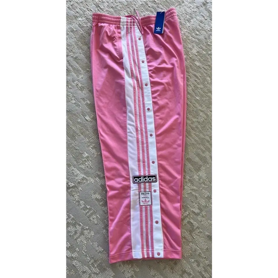 Adidas Originals Adibreak Tearaway Trefoil Track Pants Pink White Women’s Sz 1X
