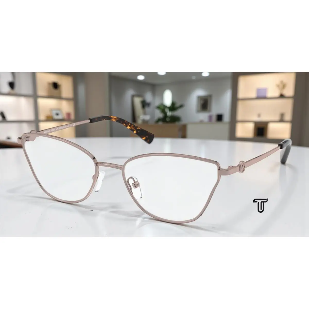 Michael Kors MK3039 1213 Mink Brown Demo Lens 56 mm Women`s Eyeglasses