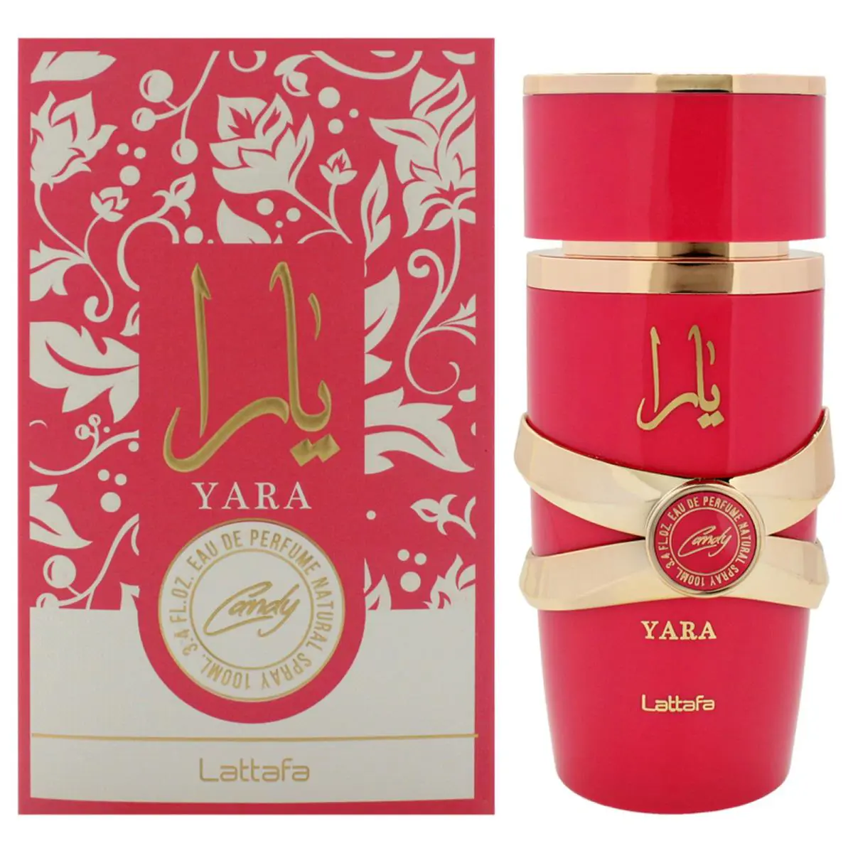 2 Pack Yara Candy by Lattafa For Women - 3.4 oz Edp Spray