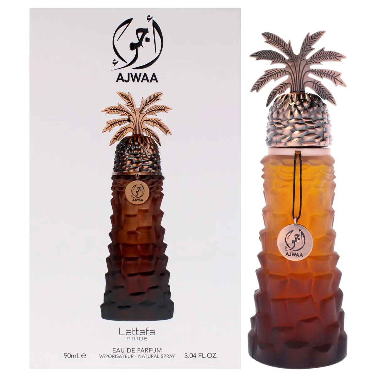 2 Pack Pride - Ajwaa by Lattafa For Unisex - 3.04 oz Edp Spray