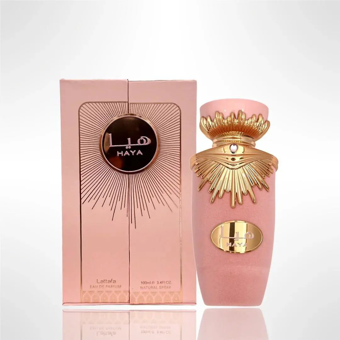 Lattafa Haya Eau de Parfum Spray For Women 3.4 Ounce