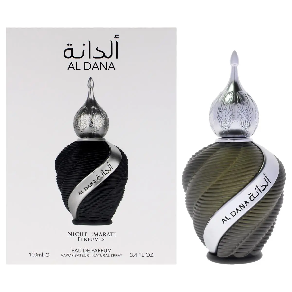 2 Pack Niche Emarati - Al Dana by Lattafa For Unisex - 3.4 oz Edp Spray