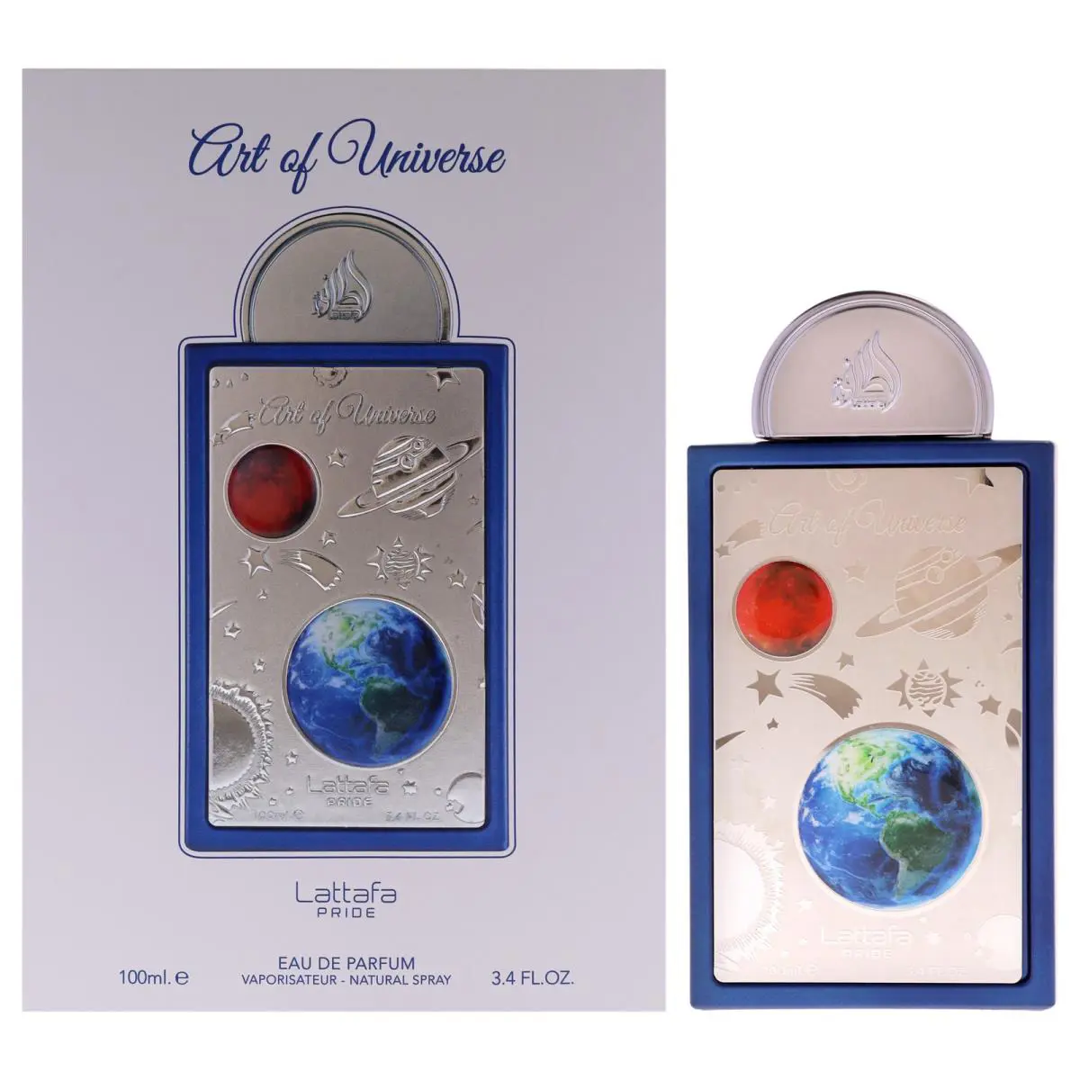 2 Pack Pride - Art Of Universe by Lattafa For Men - 3.4 oz Edp Spray