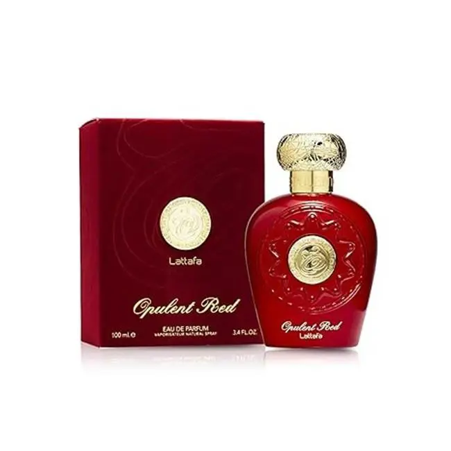 Lattafa Perfumes Opulent Red For Unisex Eau de Parfum Spray 3.4 Ounce