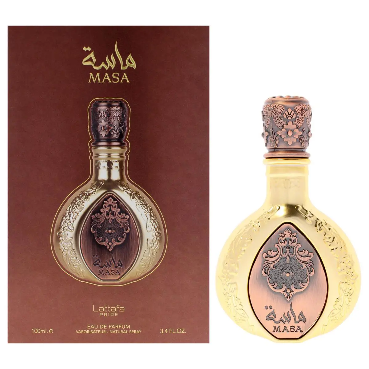 2 Pack Pride - Masa by Lattafa For Unisex - 3.4 oz Edp Spray