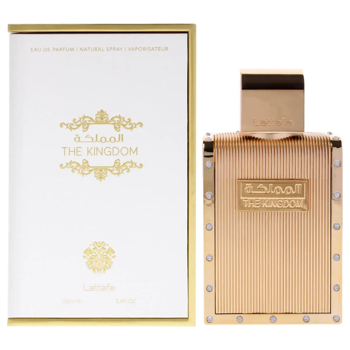 2 Pack The Kingdom by Lattafa For Men - 3.4 oz Edp Spray