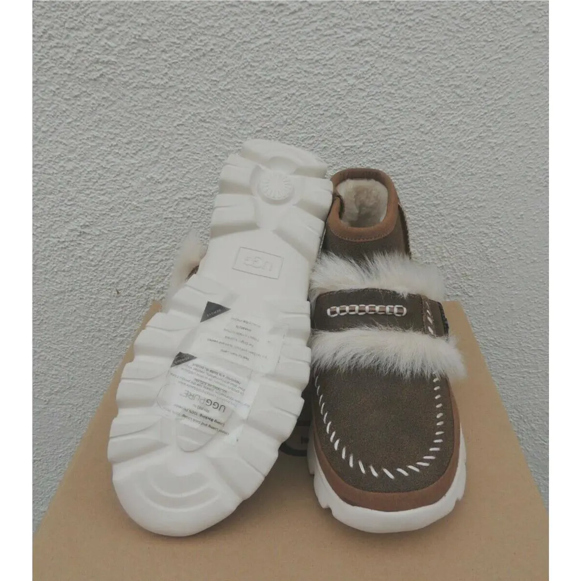 UGG shoes - UGG Fluff punk ankle boot - Chestnut Bomber (UPC: 192410400430) 4