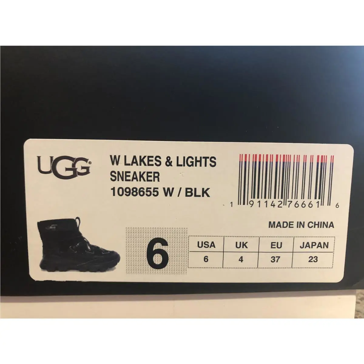 UGG shoes - UGG PUFF MOMMA LAKES AND LIGHTS - Black (UPC: 191142766616) 5
