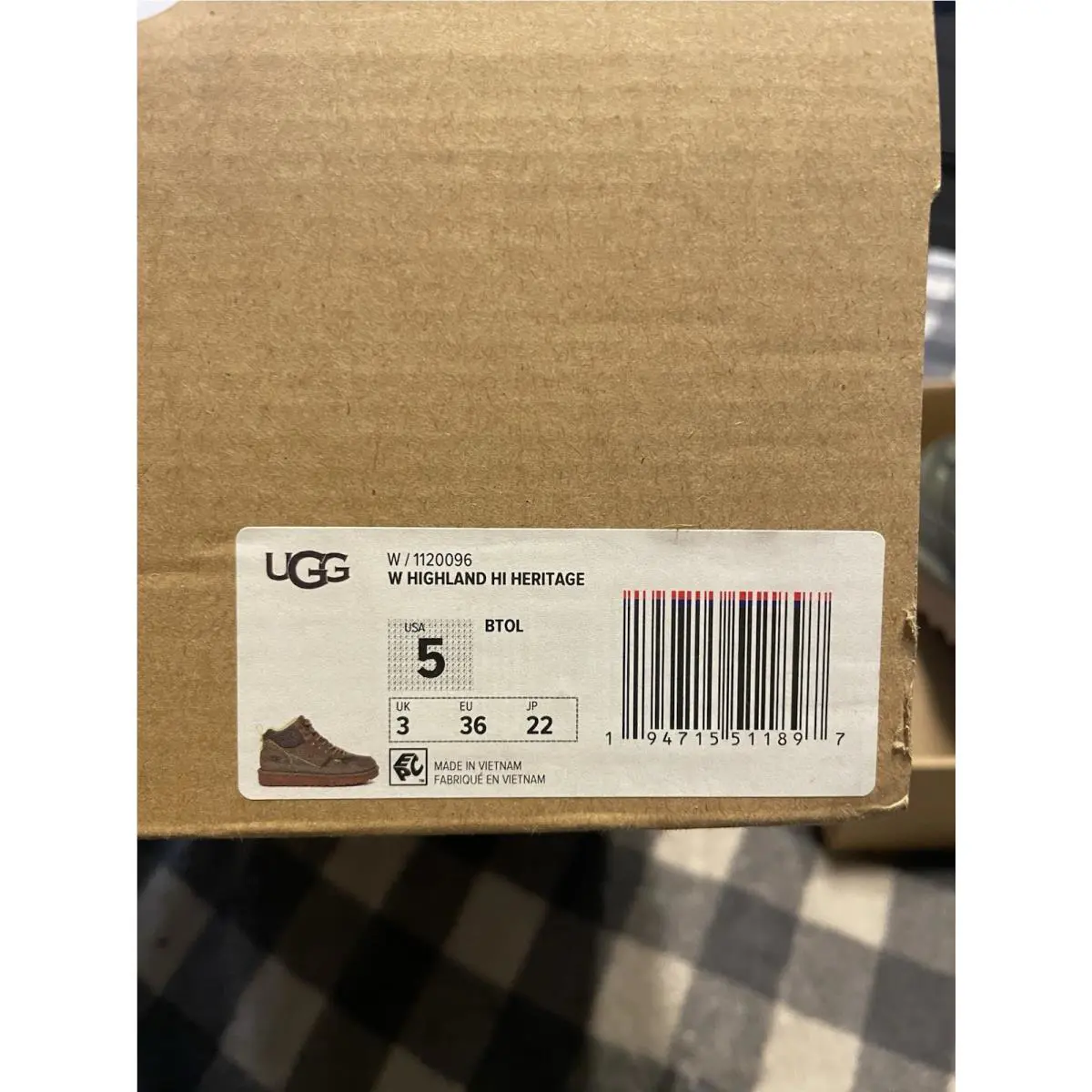 UGG shoes - UGG HIGHLAND HI HERITAGE - HIGHLAND HERITAGE - Green 5