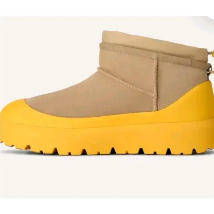 UGG shoes - Classic Ultra Mini Weather Hybrid - 1174196-CWTC - chestnut - yellow 5