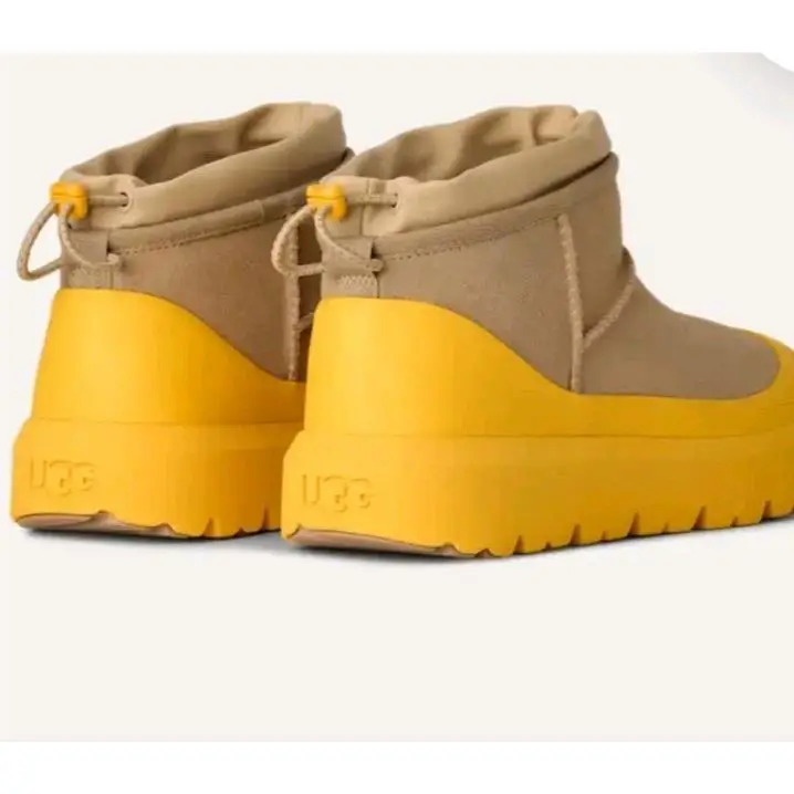 UGG shoes - Classic Ultra Mini Weather Hybrid - 1174196-CWTC - chestnut - yellow 7
