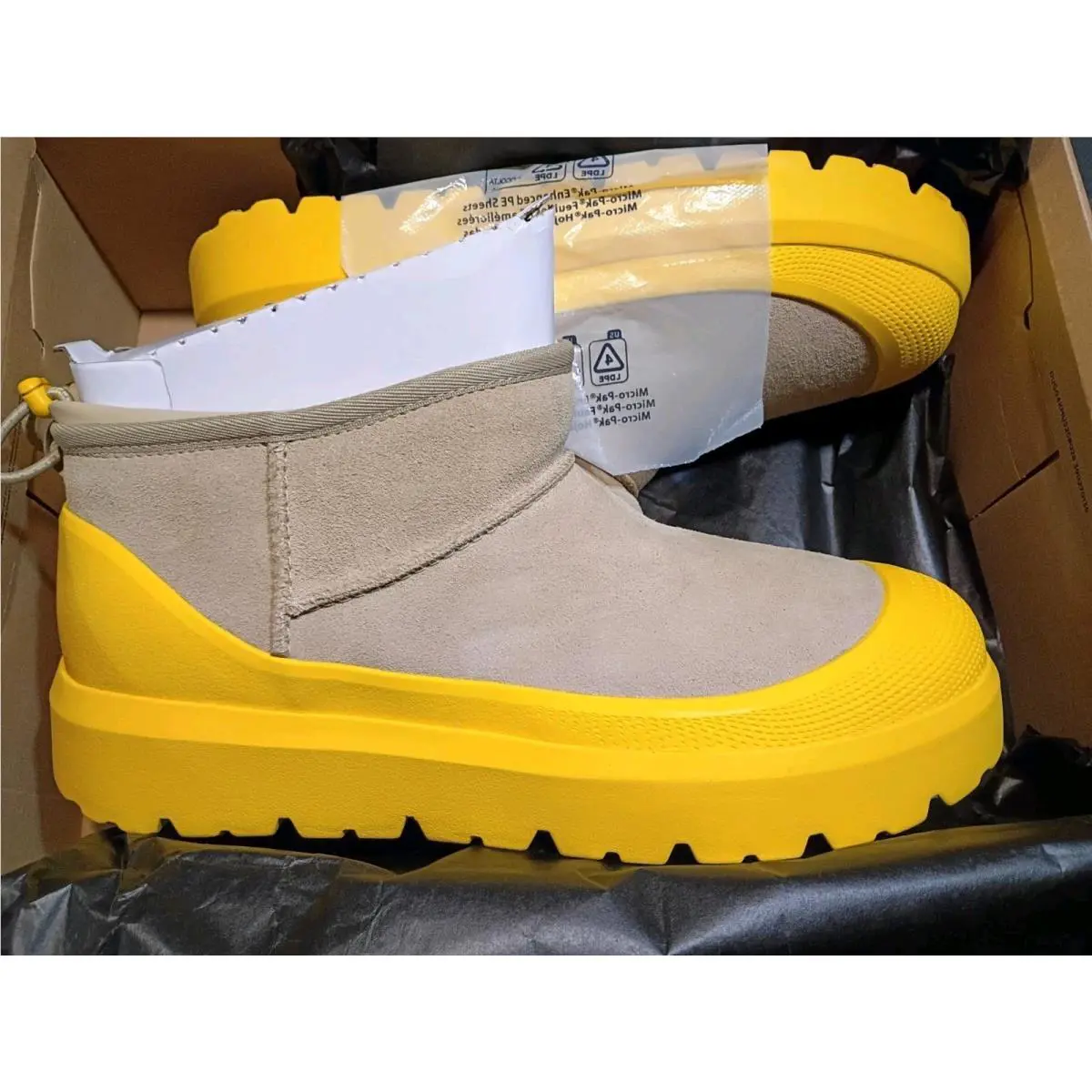 UGG shoes - Classic Ultra Mini Weather Hybrid - 1174196-CWTC - chestnut - yellow 9