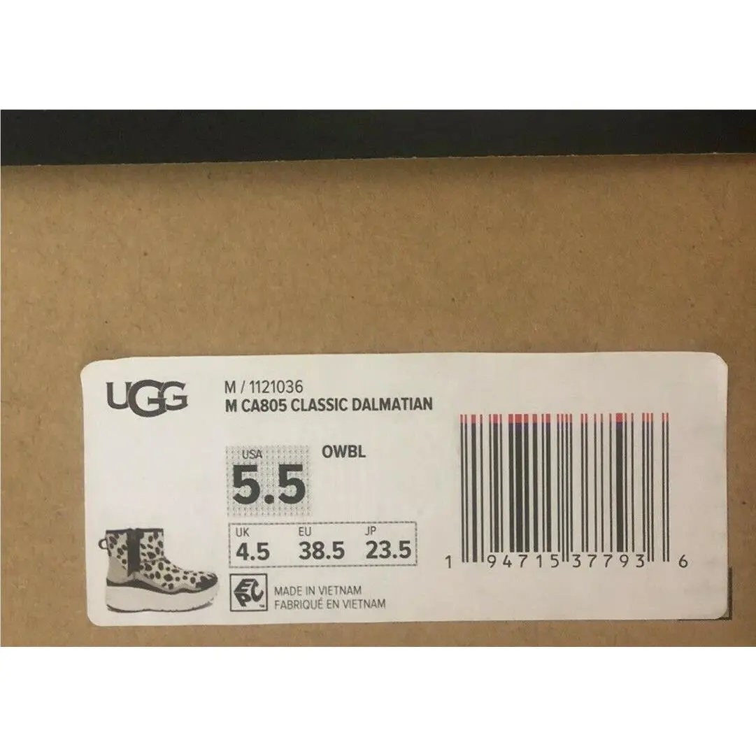 UGG shoes - UGG CA805 Classic Dalmatian - Classic Dalmatian - Black (UPC: 194715377936) 6