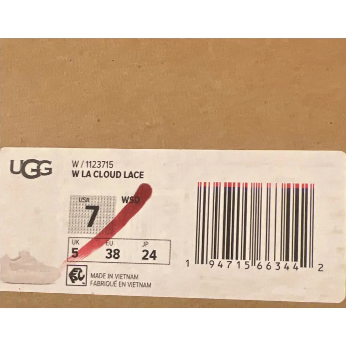 UGG shoes - UGG LA CLOUD - CLOUD - White Suede 4