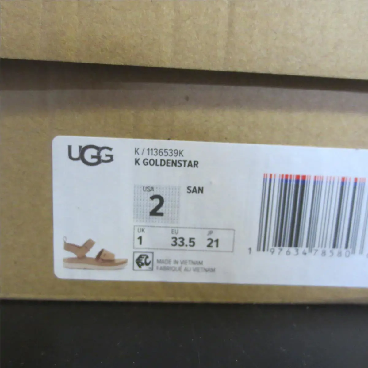 UGG shoes - UGG Goldenstar in Sand - Goldenstar Sand - Beige (UPC: 197634785806) 5