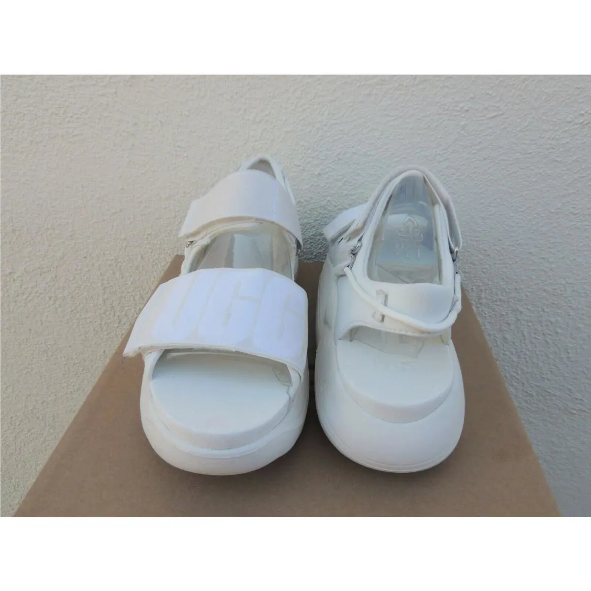 UGG shoes - UGG La Cloud Strap Sandal - White (UPC: 195719404833) 2