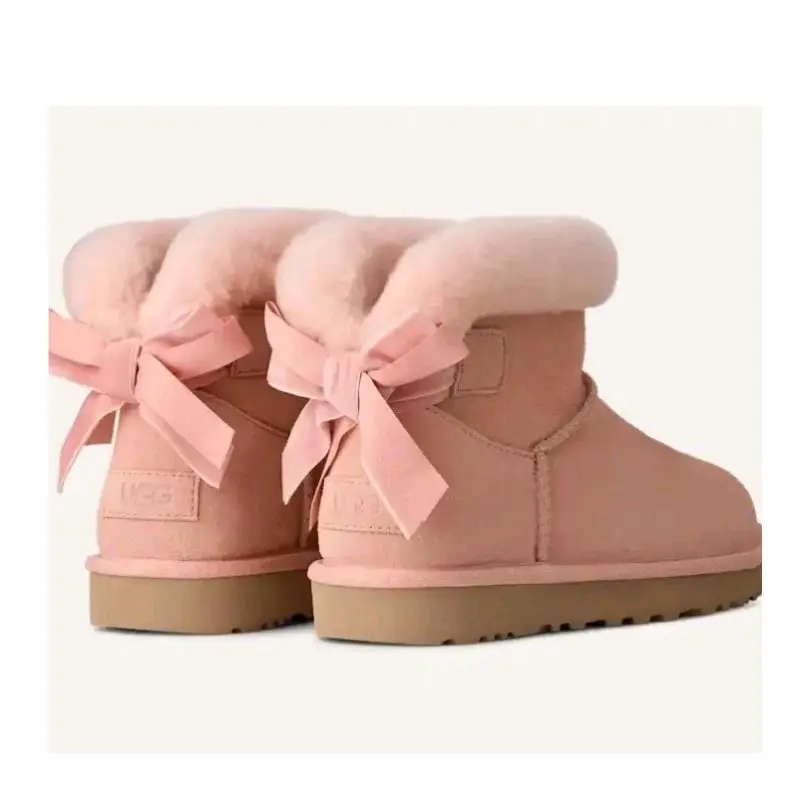 UGG shoes - UGG Mini Bailey Bow II - Beige Blush 0