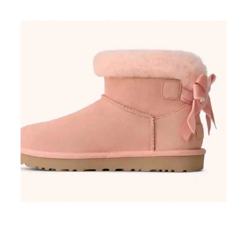 UGG shoes - UGG Mini Bailey Bow II - Beige Blush 1