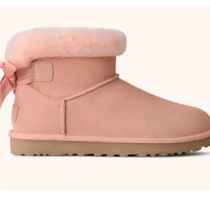 UGG shoes - UGG Mini Bailey Bow II - Beige Blush 3