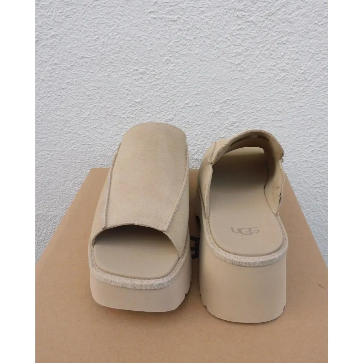 UGG shoes - UGG New Heights Slide - New Heights Slide - Mustard Seed (UPC: 197634803241) 1