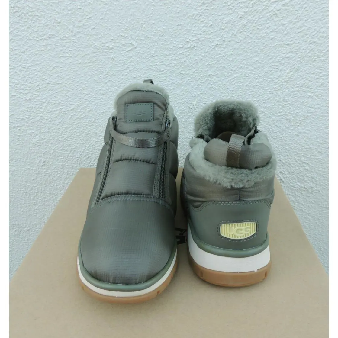 UGG shoes - UGG Lakesider Zip Puff Sneaker - Seaweed (UPC: 194715665767) 2