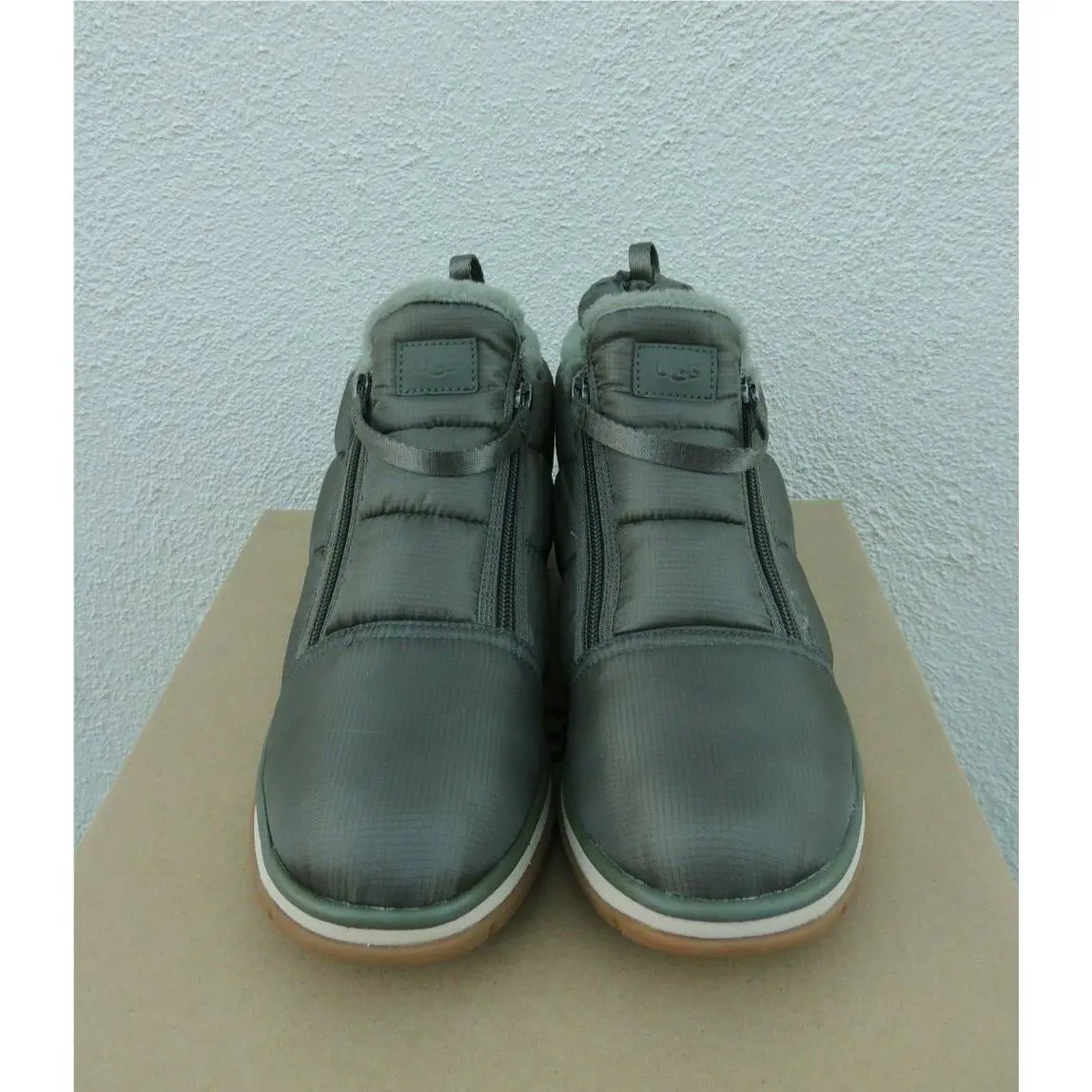 UGG shoes - UGG Lakesider Zip Puff Sneaker - Seaweed (UPC: 194715665767) 1