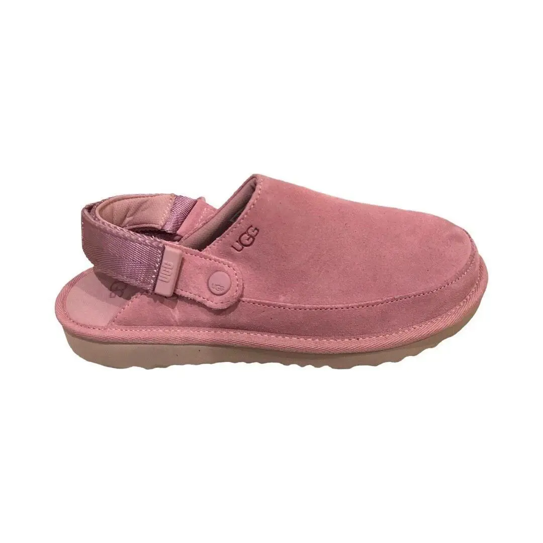 Ugg Goldenstar Clog Dusty Orchid Pink Suede Shoes 1159770K Kid`s 6 / Women`s 7.5 - Dusty Orchid