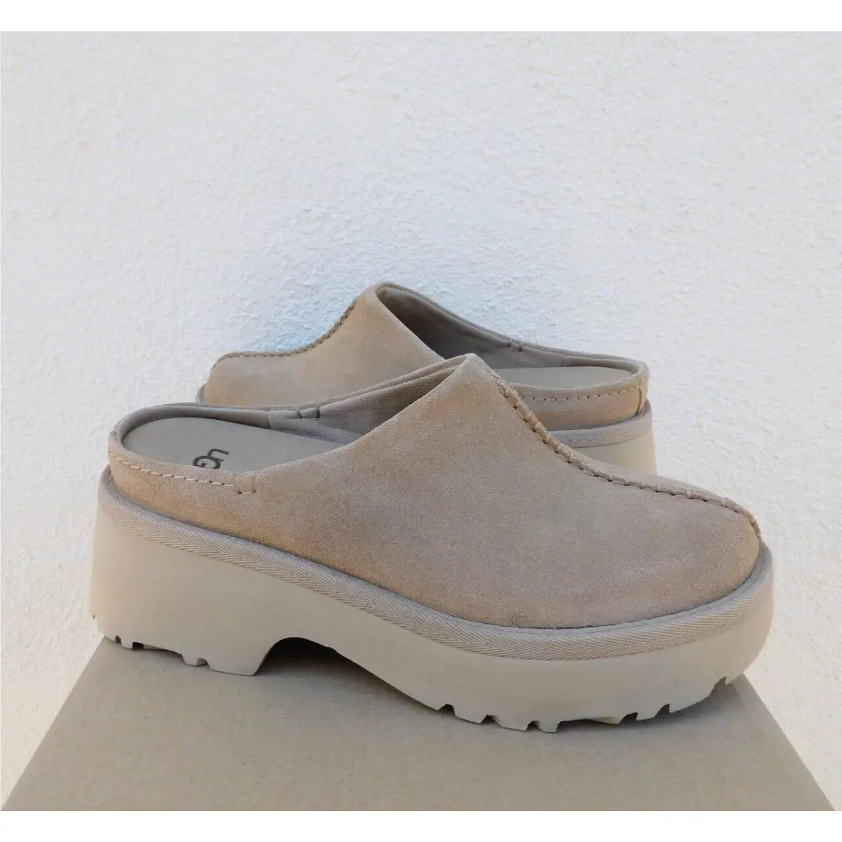 UGG shoes - UGG New Heights Clog - New Heights Clog - Sand (UPC: 197634017952) 0