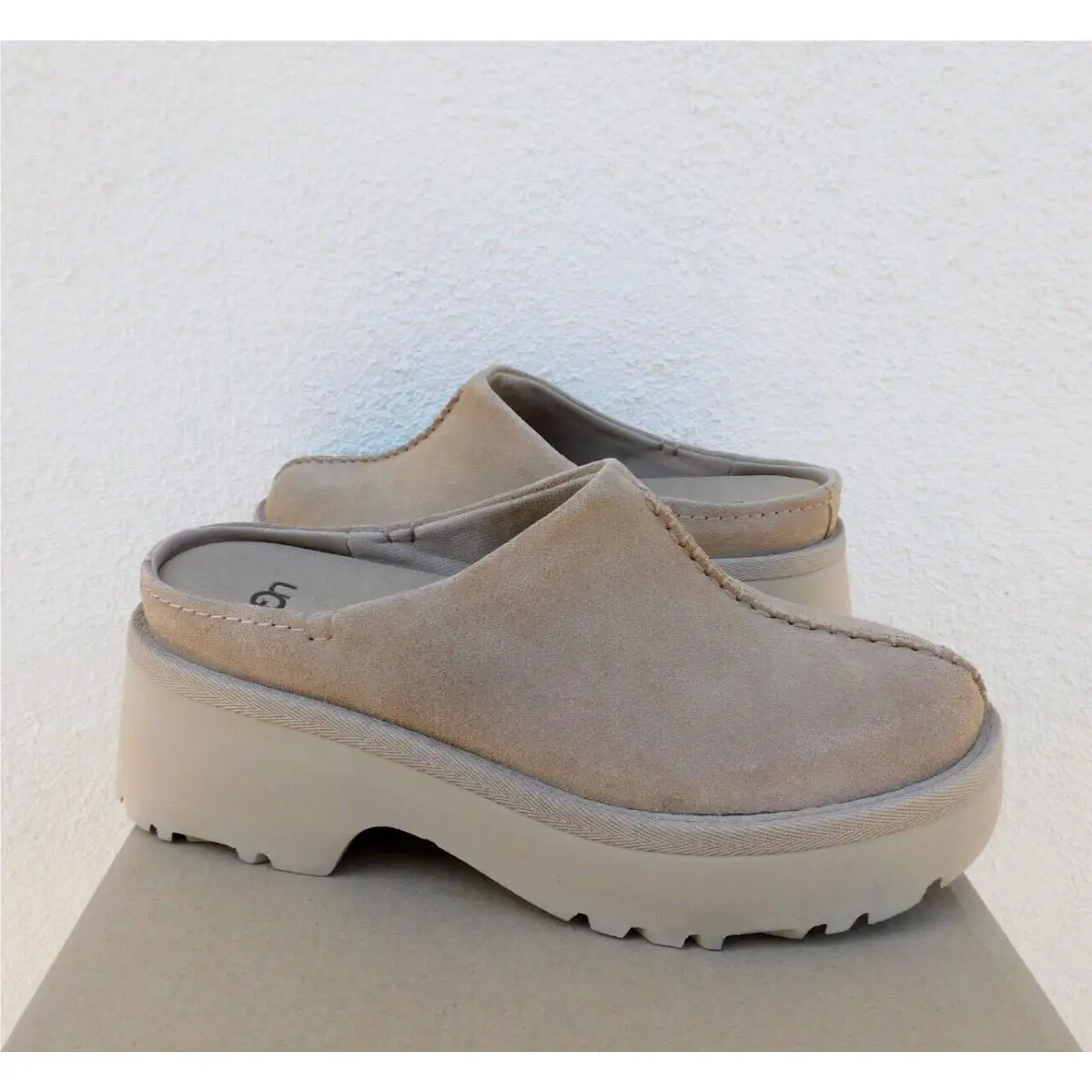 UGG shoes - UGG New Heights Clog - New Heights Clog - Sand (UPC: 197634017969) 2