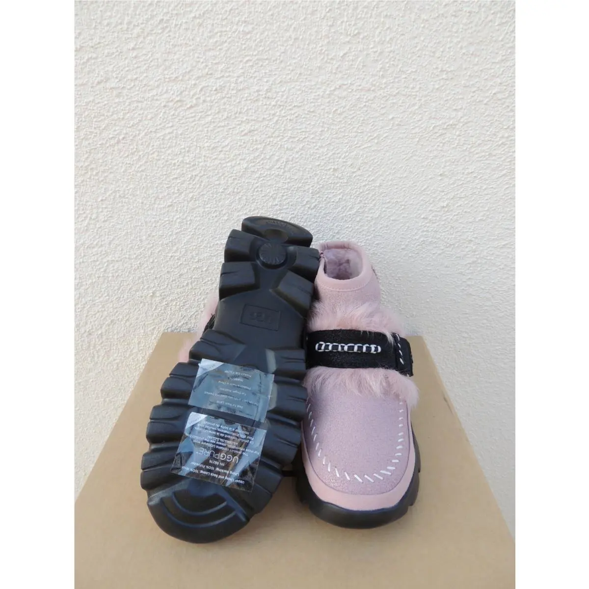 UGG shoes - UGG Fluff punk ankle boot - Pink (UPC: 192410400249) 4