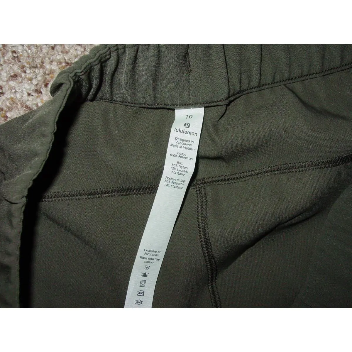Lululemon clothing - Olive Green 5