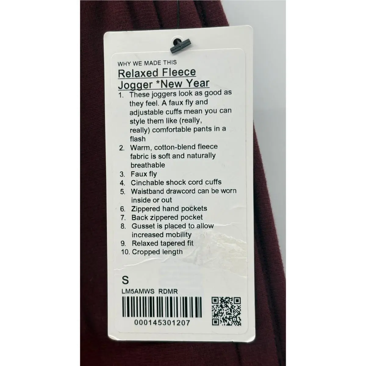 Lululemon clothing - Red 1