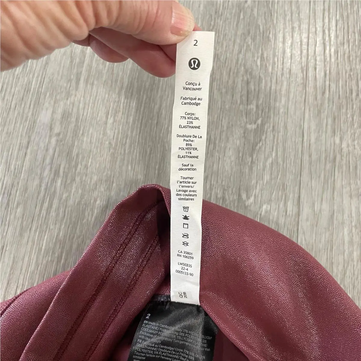 Lululemon clothing - Red 14