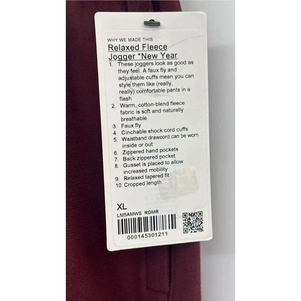 Lululemon clothing - Red 1