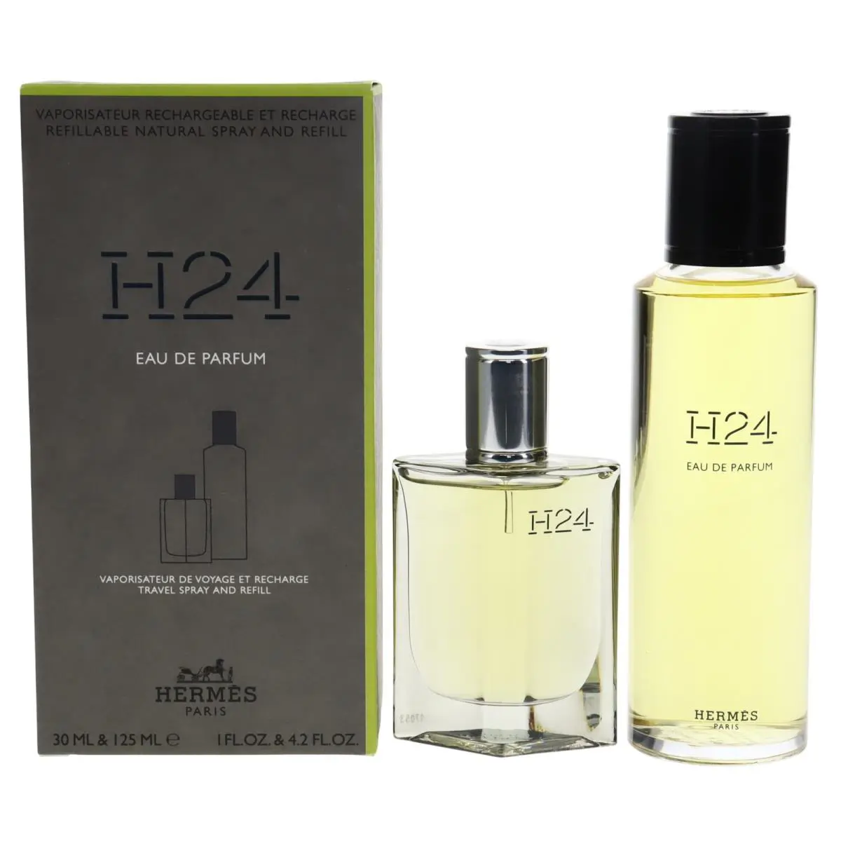 Hermes H24 2pc Gift Set For Men30ml Edp + 125ml Edp Refill