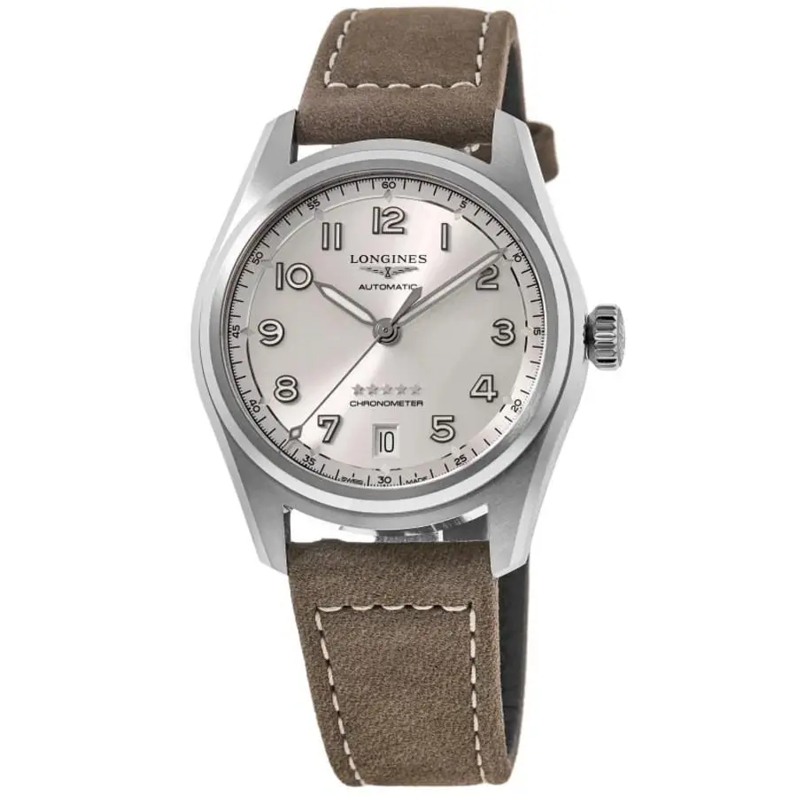 Longines Spirit Automatic Champagne Dial Unisex Watch L3.410.4.63.2