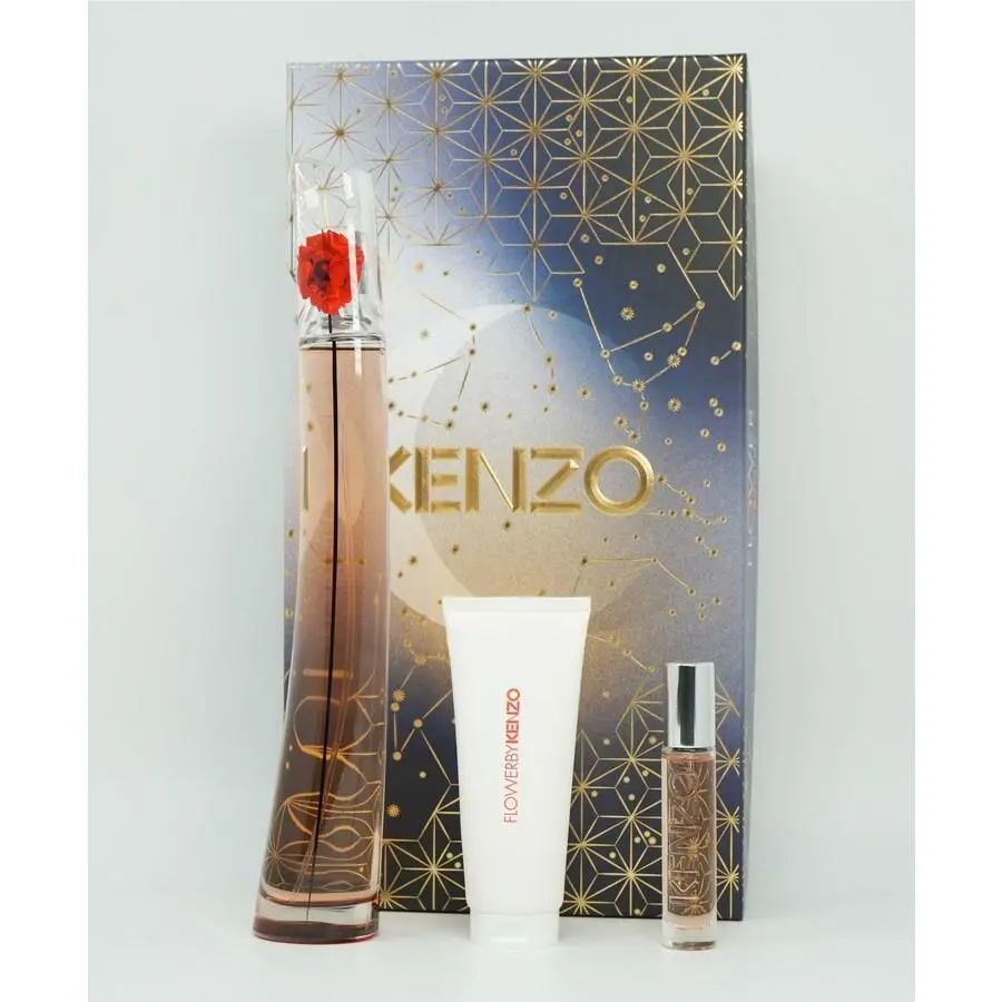 Kenzo Ladies Flower L`absolue 3 pc Gift Set Fragrances 3274872464094