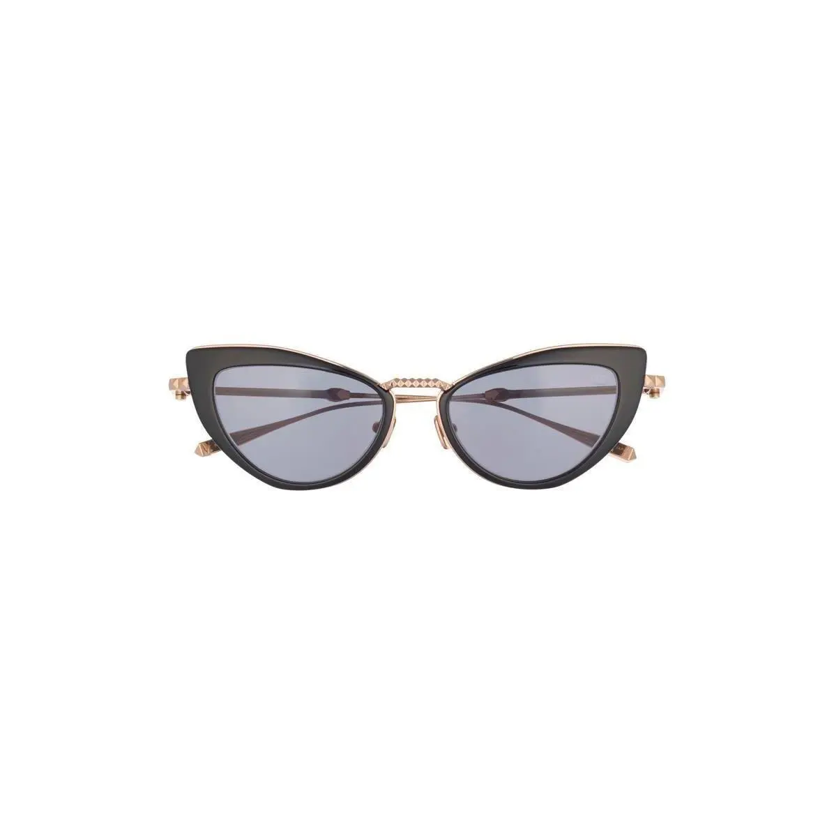 Valentino Men 51mm Polarized Cat Eye Sunglasses Black Rose Gold Gr