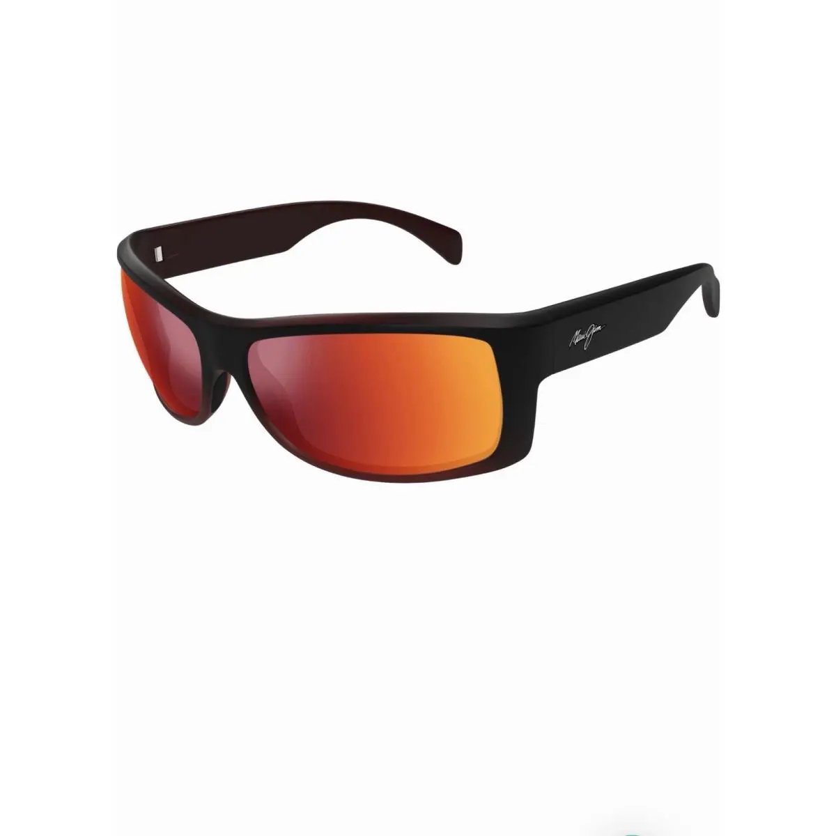 Quik Ship Maui Jim Equator Polarized Sunglasses Black Red/hawaii Lava RM848-04