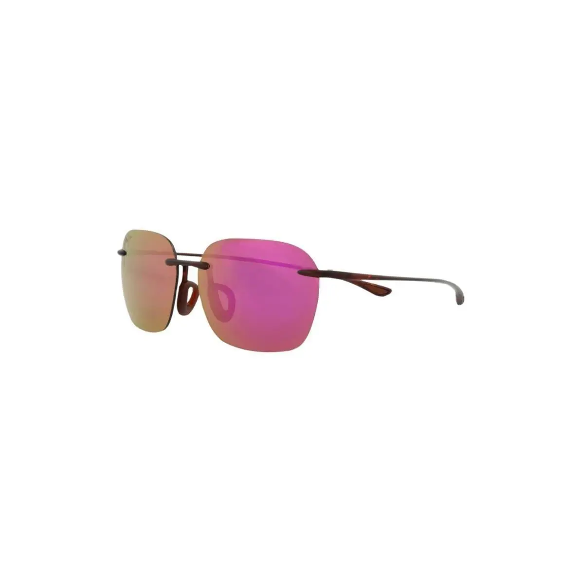 Maui Jim Women 50mm Polarized Rimless Square Sunglasses Tortoise T