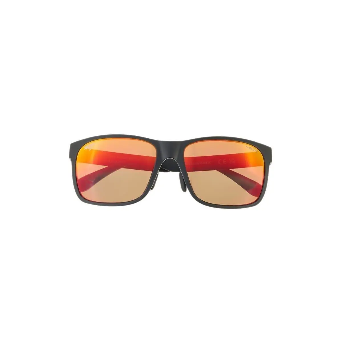 Maui Jim Men 59mm Core Square Polarized Sunglasses Black Black Lav