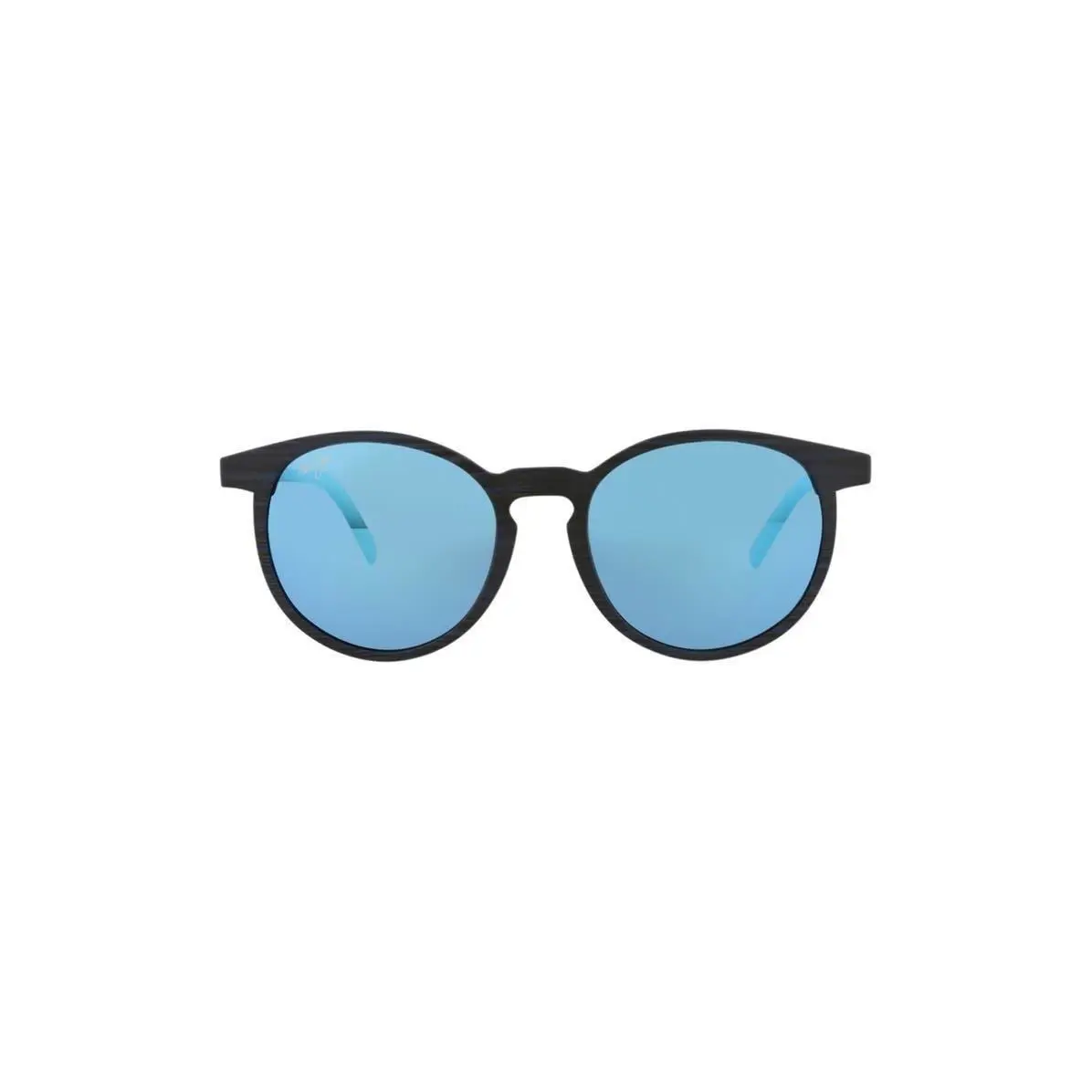 Maui Jim Women 53mm Round Sunglasses Blue Stripe/ Blue/ Blue